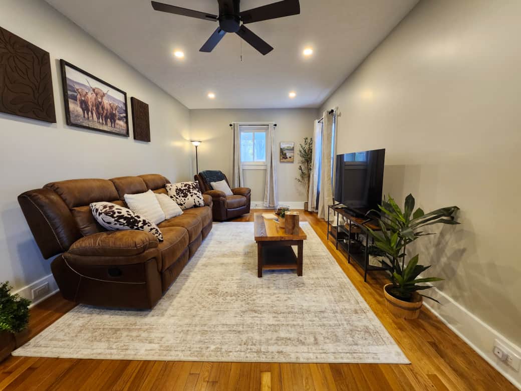 Living Room with Smart TV