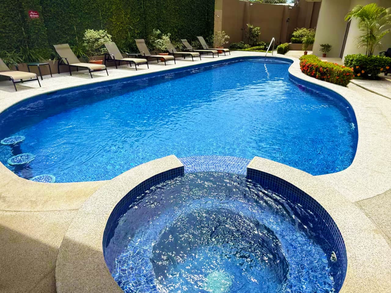 Monaco Condominiums Jaco, Costa Rica | Swimming Pool and BBQ Area