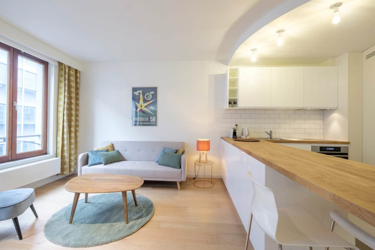 Living area / Kitchen