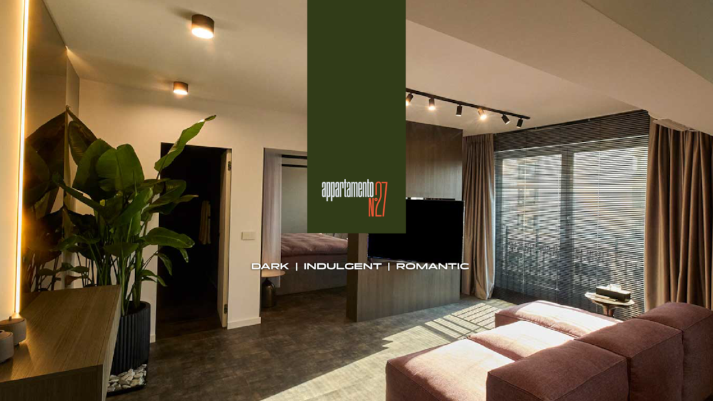 Designer living room at Appartamento N27 in Piața Unirii