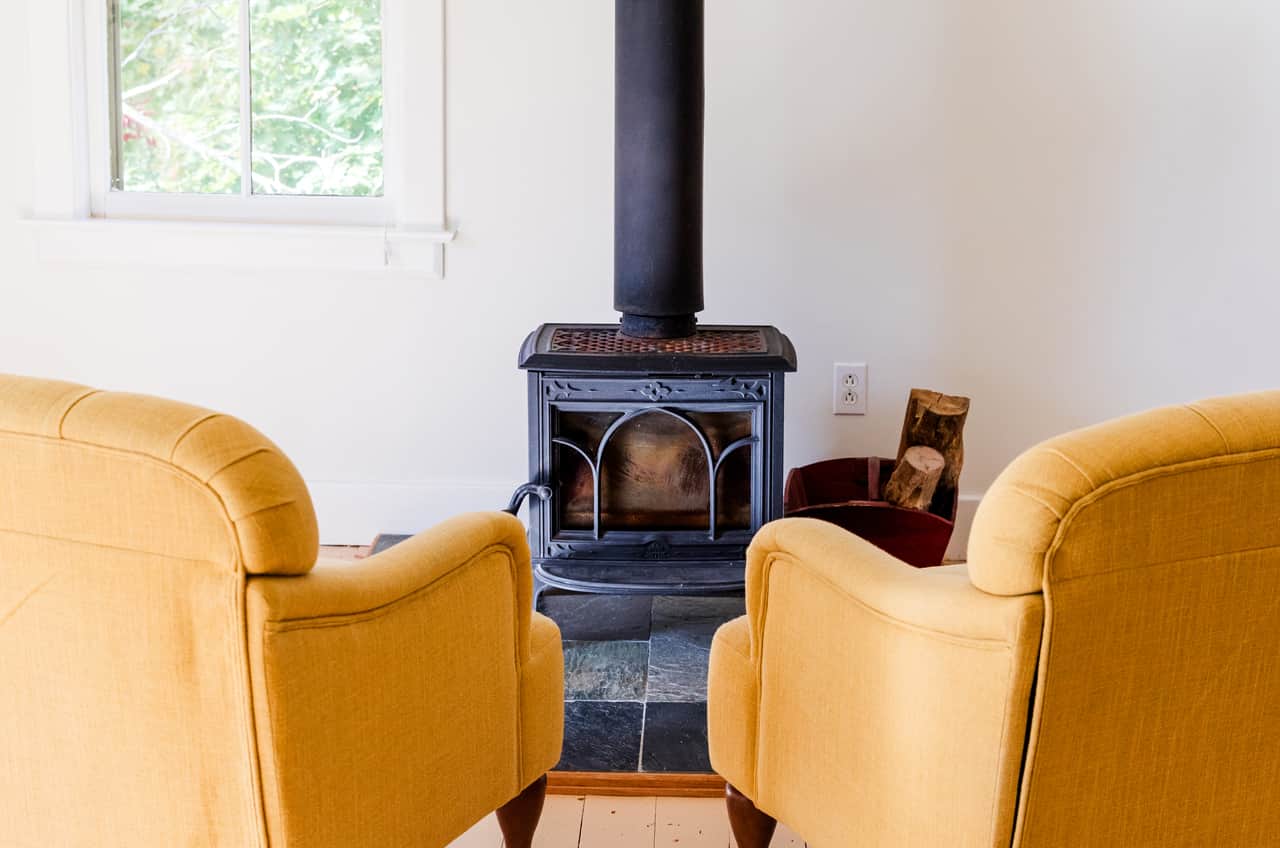 Upstairs fireplace