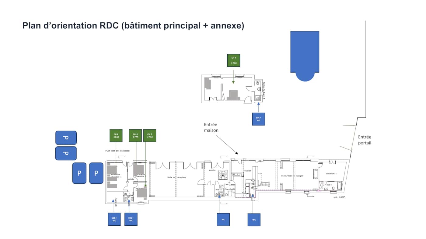 Plan du rez-de-chaussée