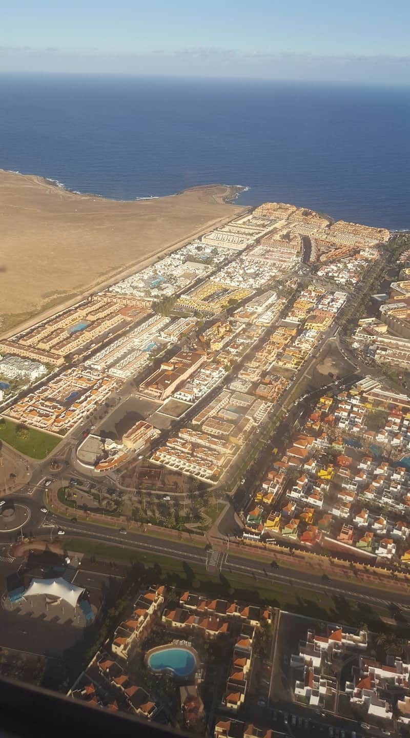 Aerial View Caleta de fuste