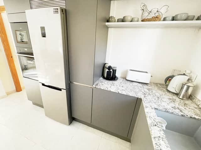 Kitchen features Neff appliances