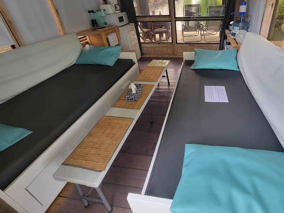 Jolie cabine avec vue panoramique et tout équipée (LITERIE ET SERVIETTES EN OPTION)