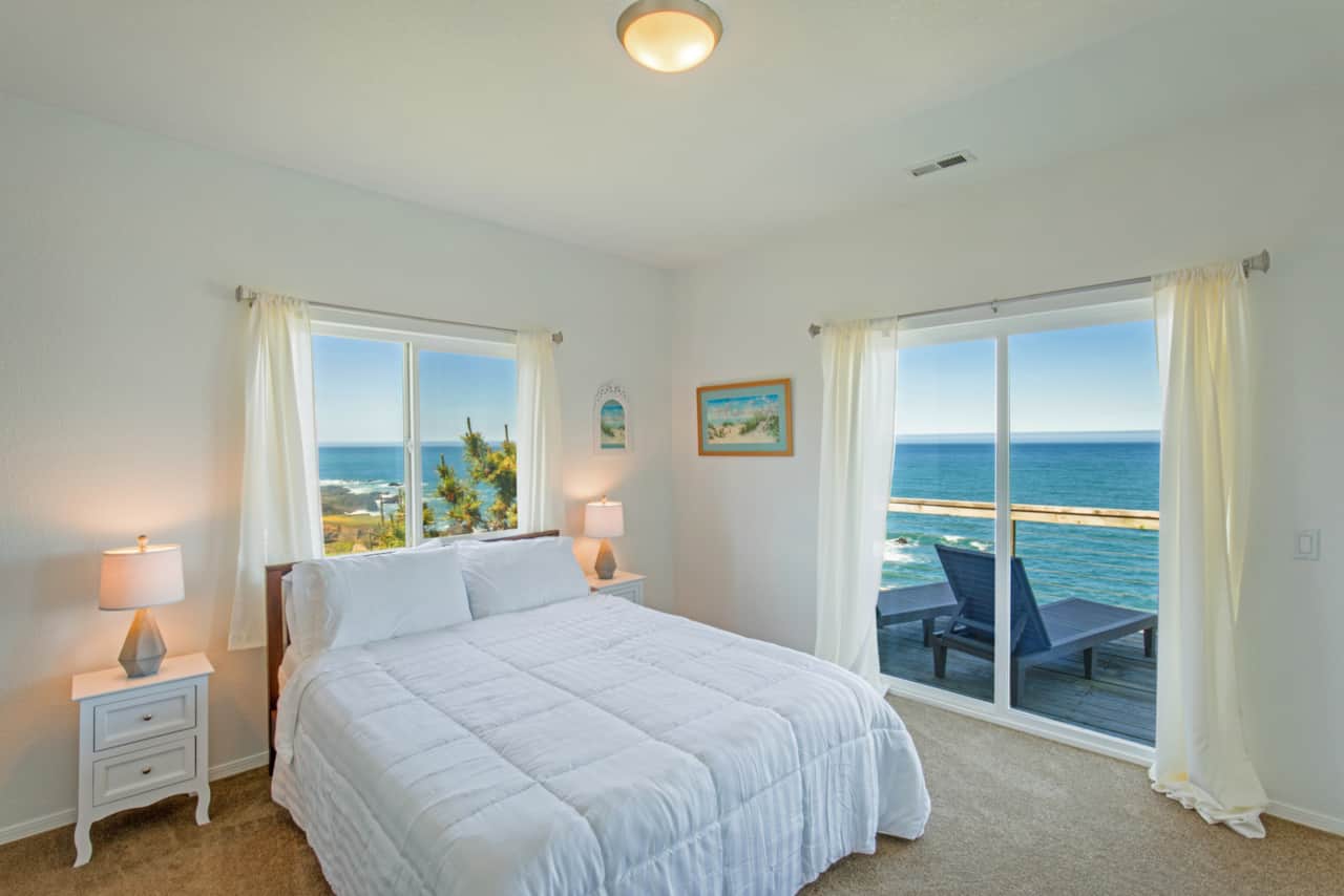 View from the unit Exquisite at Cliff House in Shelter Cove, CA