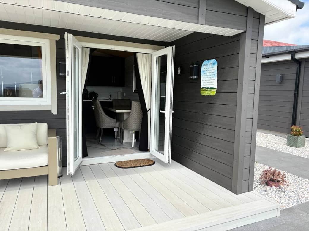 Patio Front View of Danu Cabins