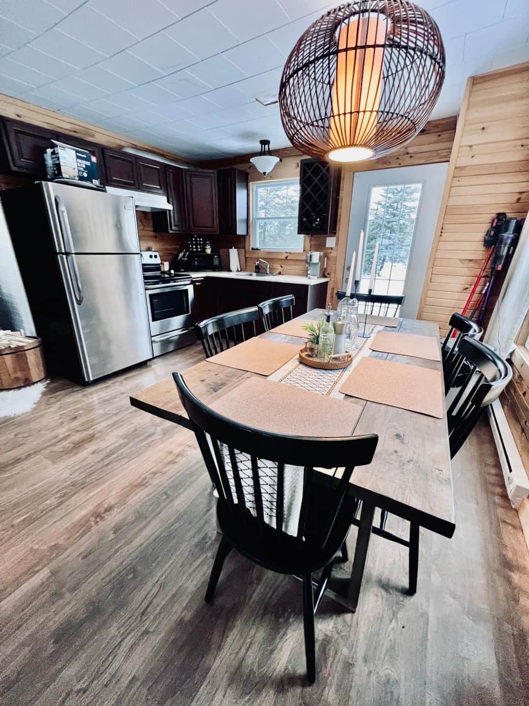 Full kitchen with everything you would need for your stay