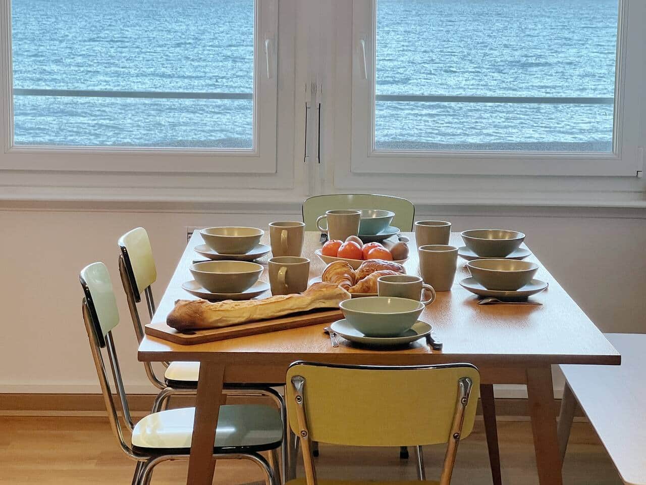 Petit déjeuner face aux marées 