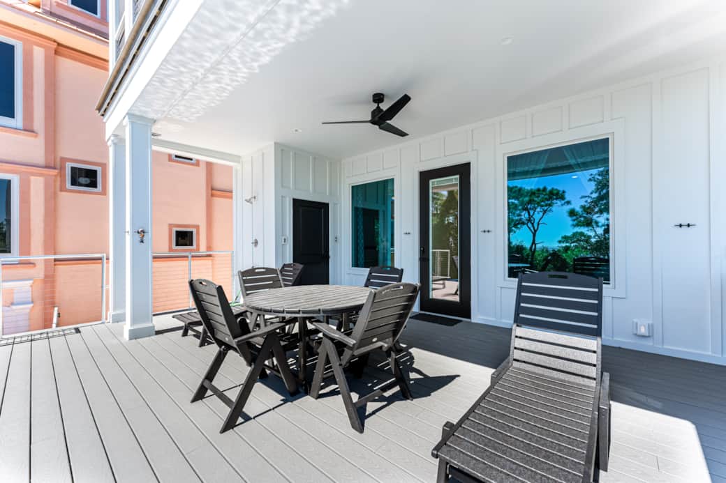 Pool deck first floor 