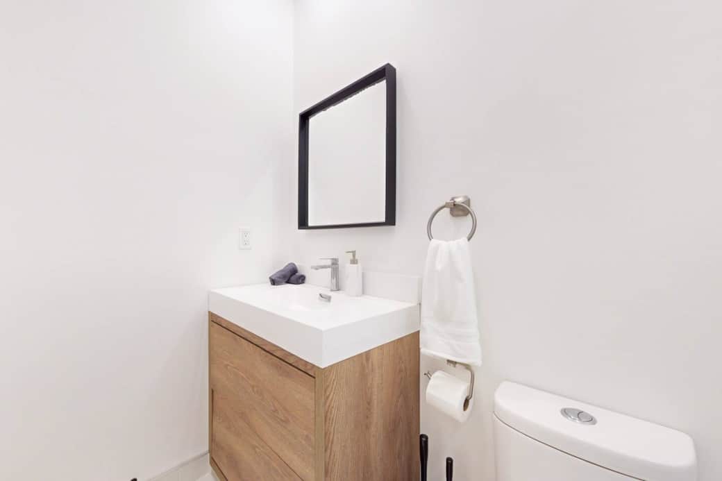 Newly renovated private washroom