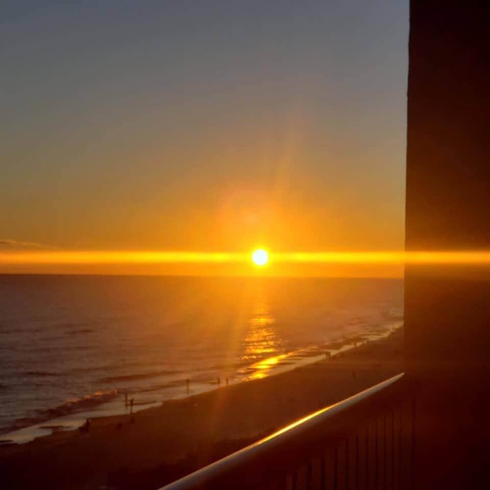 Breathtaking sunsets from the private balcony.