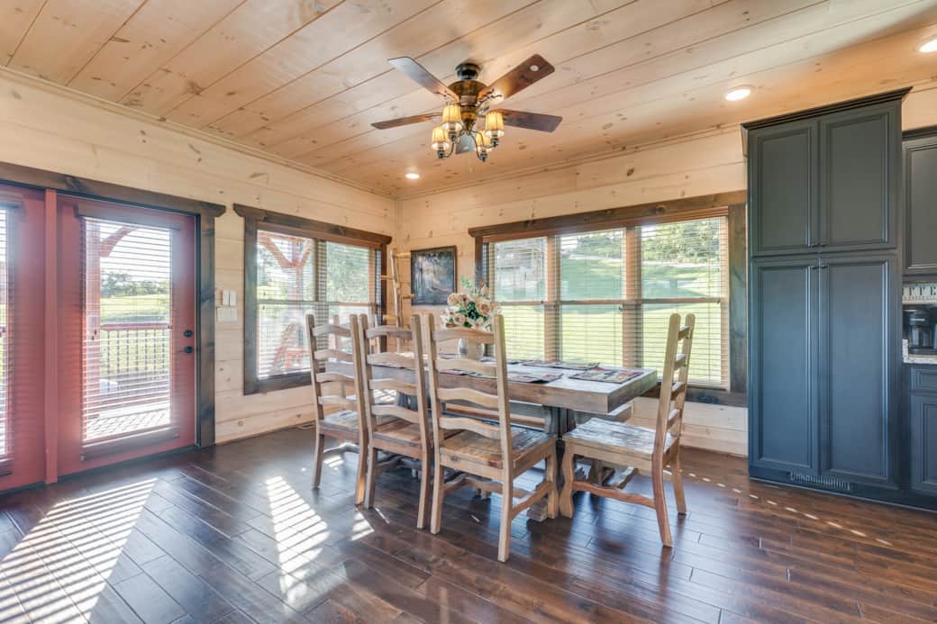 Large family dining