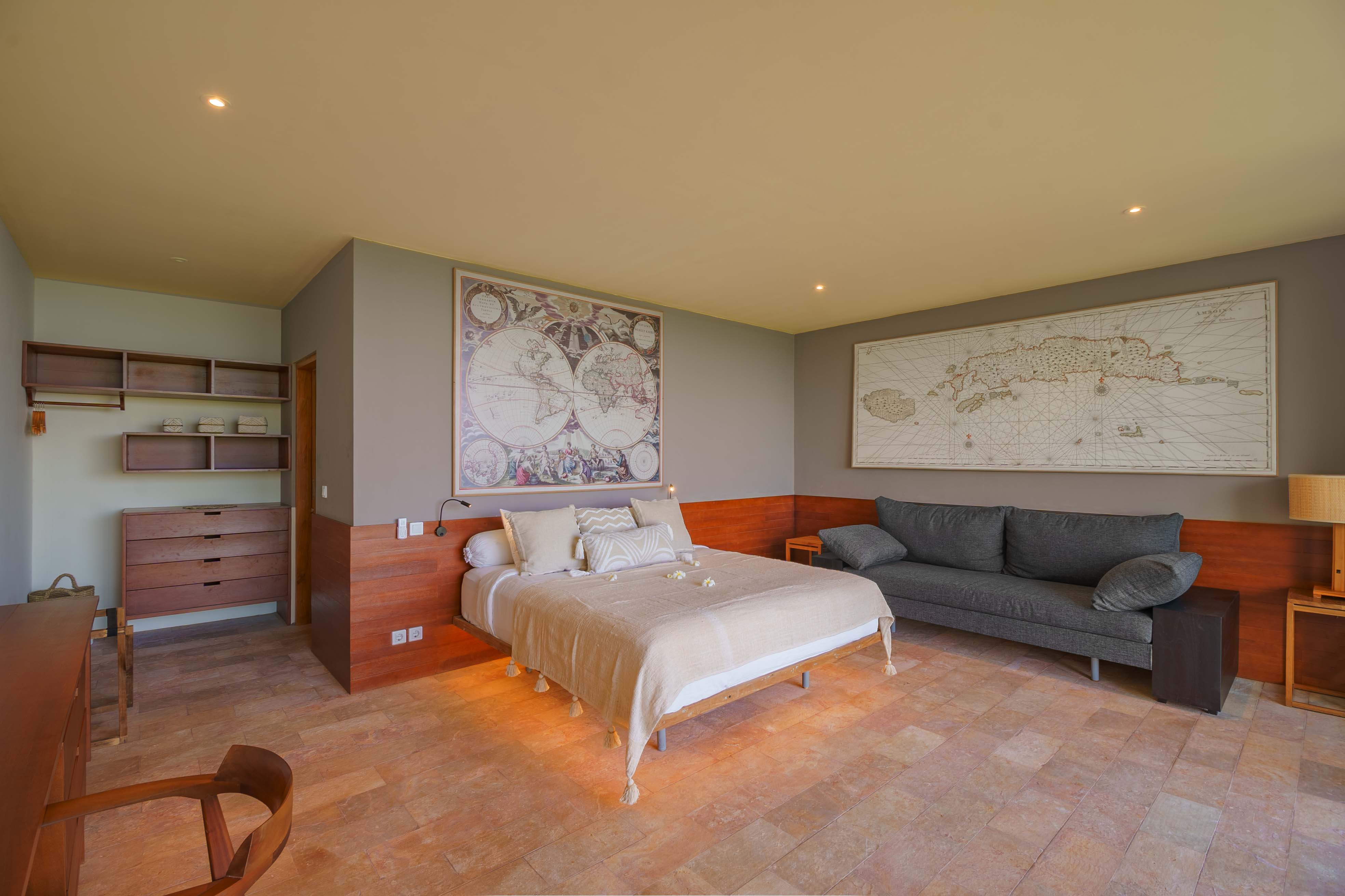 Modern interior view of Madya Suite 4 living area