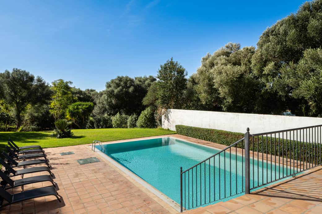 Schwimmbad der Villa Albatros