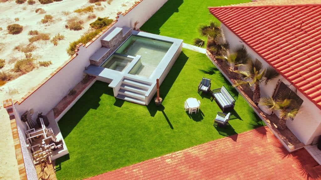 Aerial Pool Area