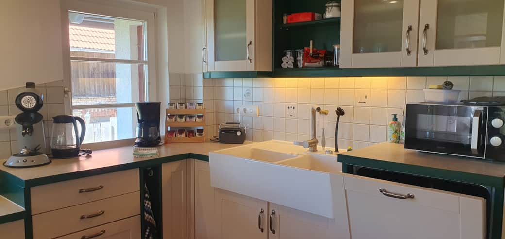 Voll ausgestattete Küche für entspanntes Kochen im Urlaub