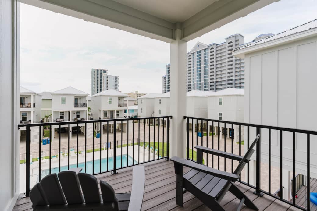 Upstairs Balcony