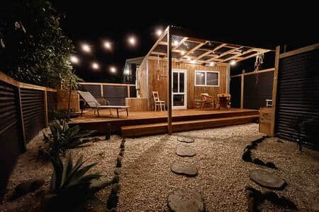 Front of cabin