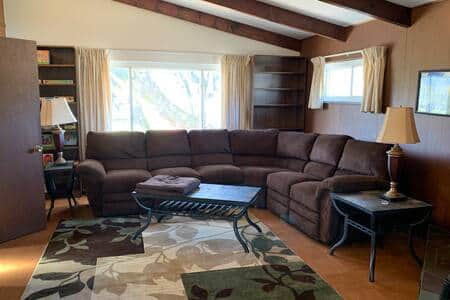 Plenty of room to watch the TV or just relax.