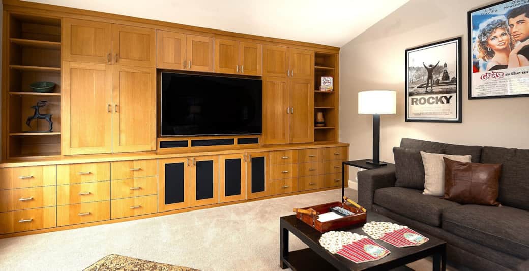 Media room for movies and games