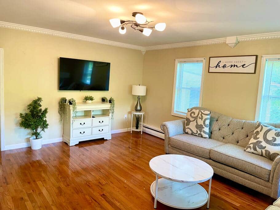 Living Room and TV
