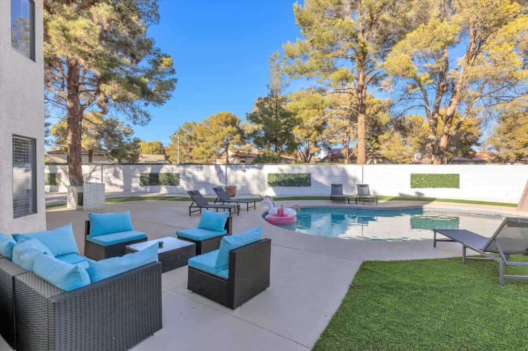Exterior Cushion Lounge View