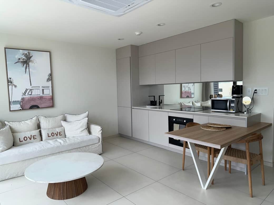 Living Room + Kitchen