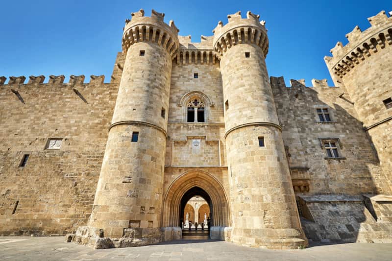 Paleis van de Grootmeester in de Oude Stad van Rhodos