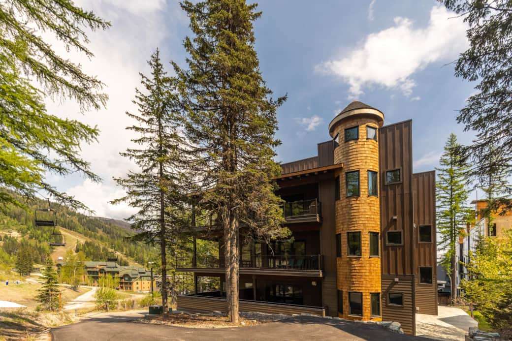 Whitefish Mountain Resort Village just a 5 minute walk