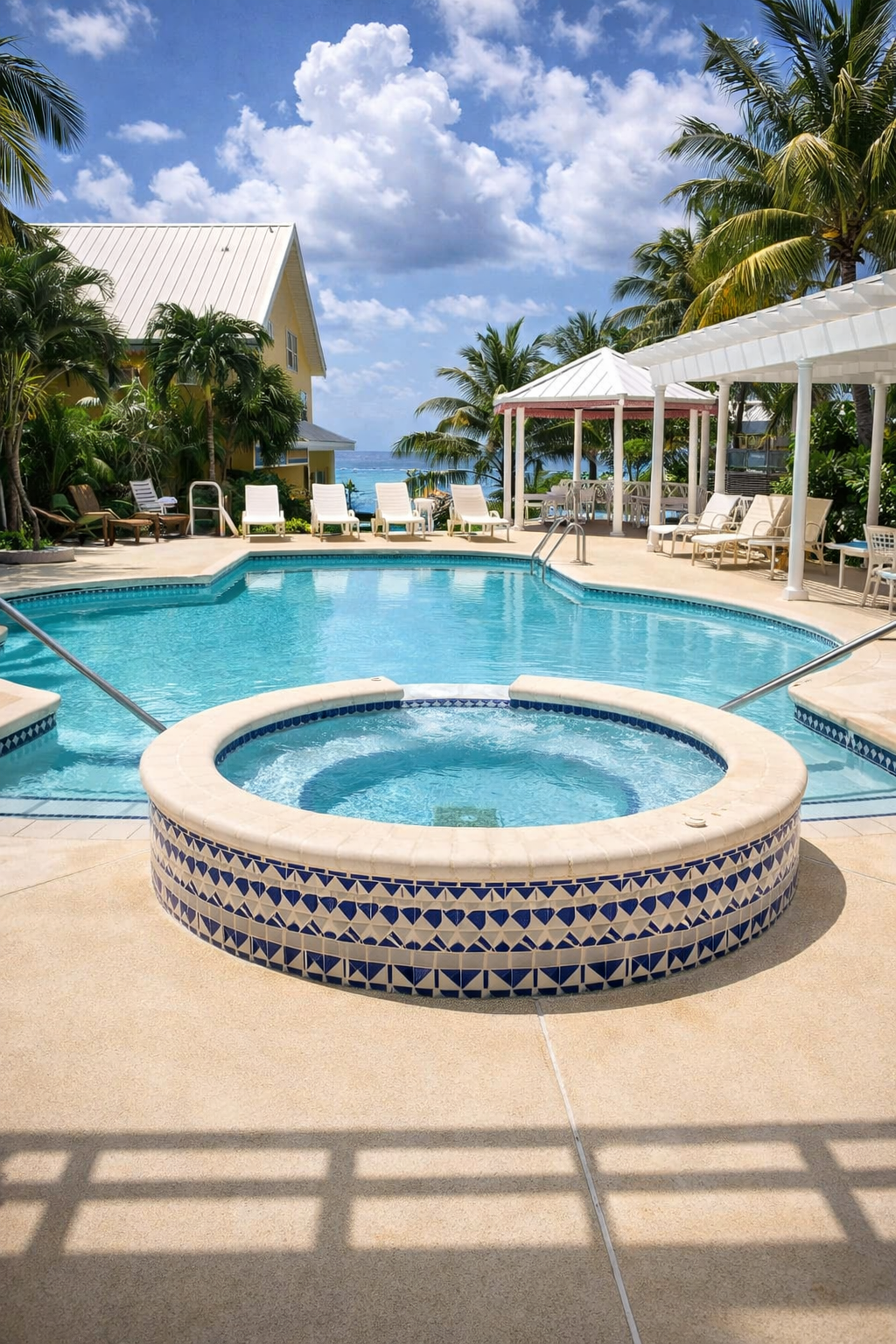 Pool & Hot Tub with Ocean Views