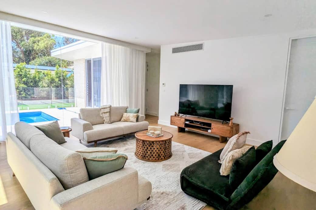 a perfect cozy living area for families to spend time together