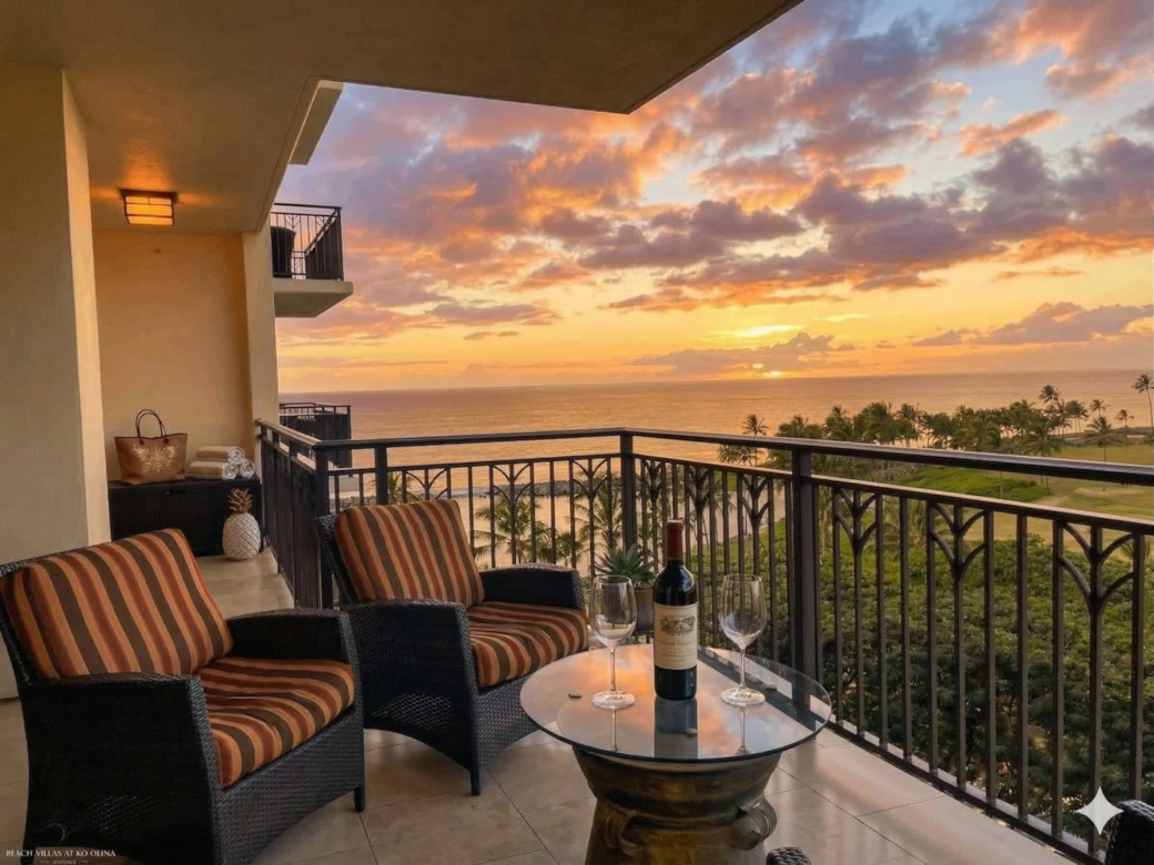 B-802 Lanai with Ocean and Sunset View