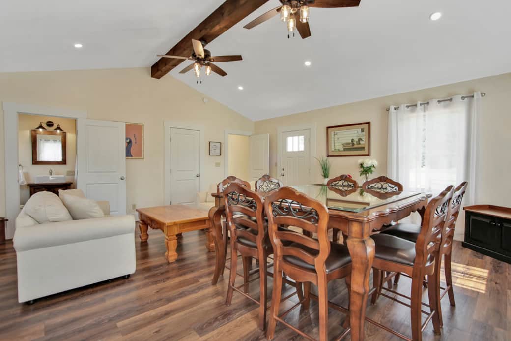 Bridal Suite can be used as a gathering area for your family, Full bathroom attached. 