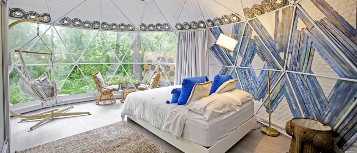 Luxury Glamping Dome in Leesburg | Romantic Getaway in Wine Country