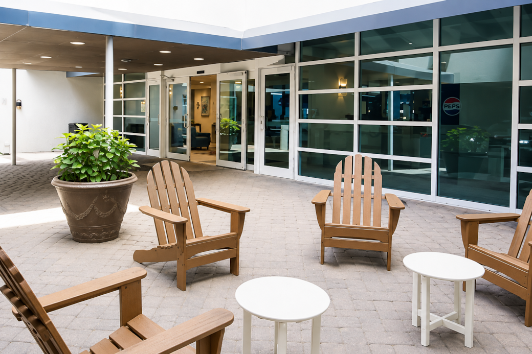 Resort Outdoor Seating Area