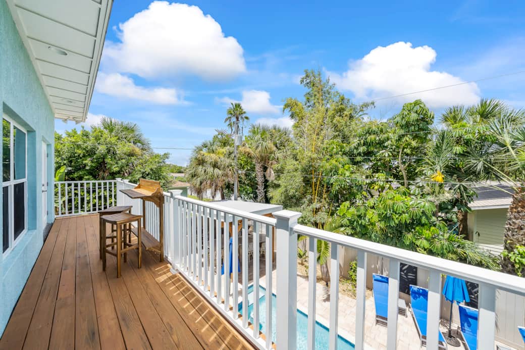 Second floor Master Balcony