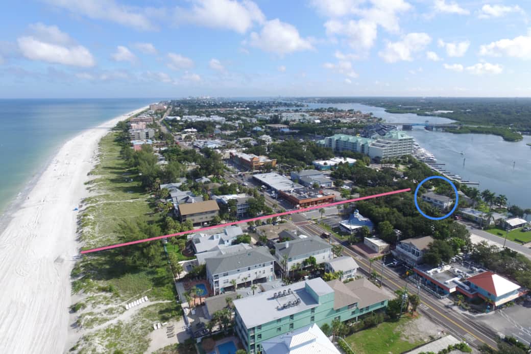 Aerial View Walk to Beach 1-4