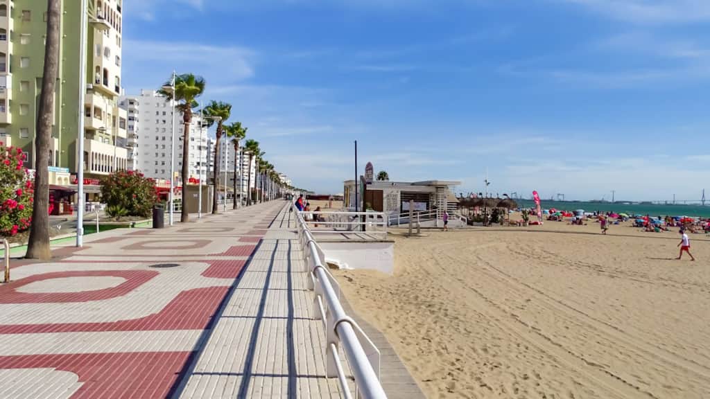 Playa de Valdelagrana en El Puerto de Santa María