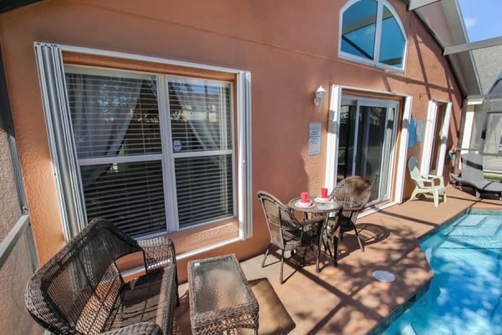 Outside seating area