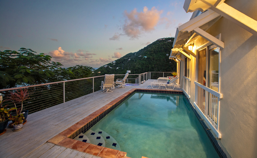 Direct access to the pool deck from Great Room and Lower Bedrooms