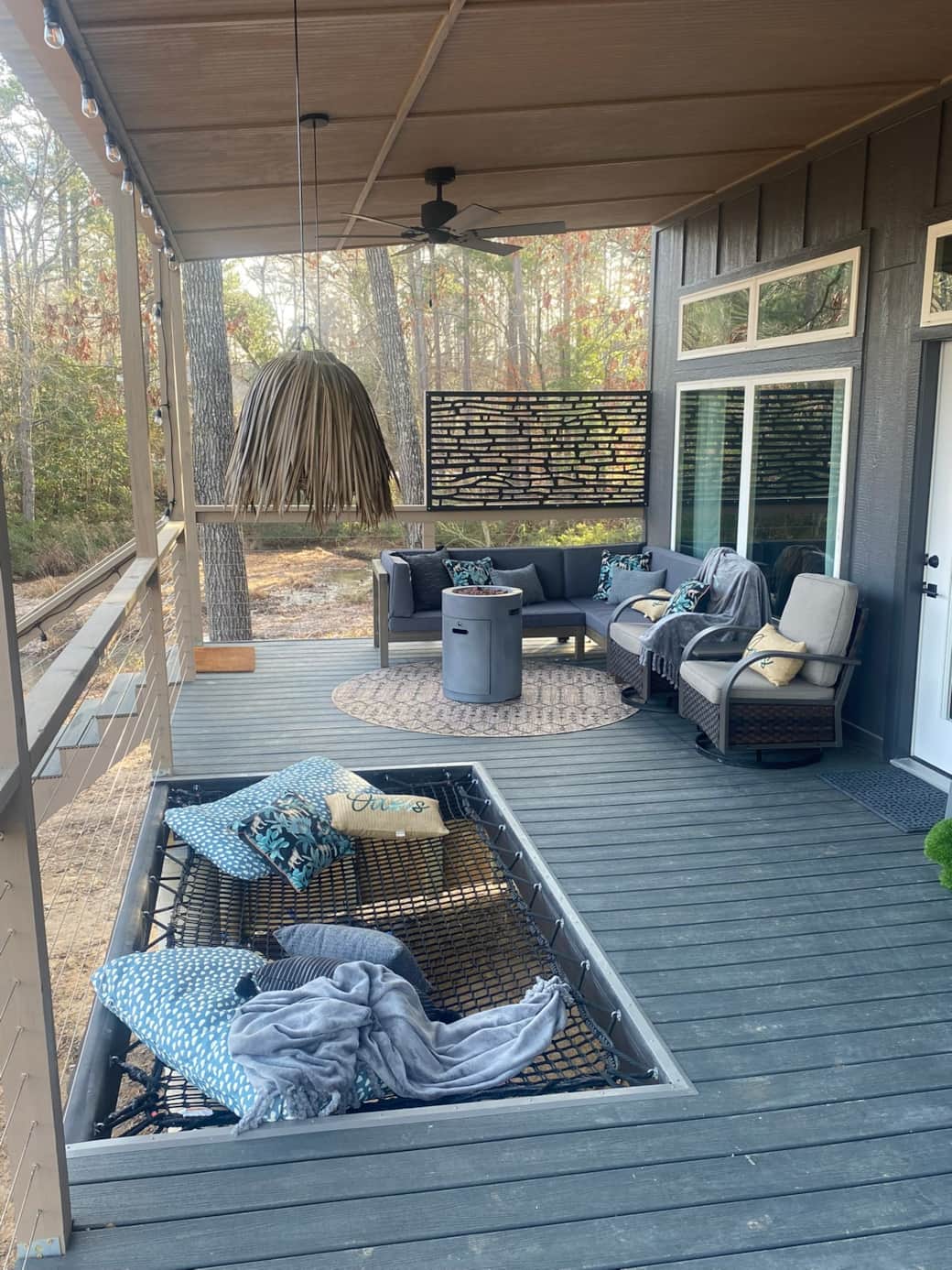 Seating with Gas Fireplace