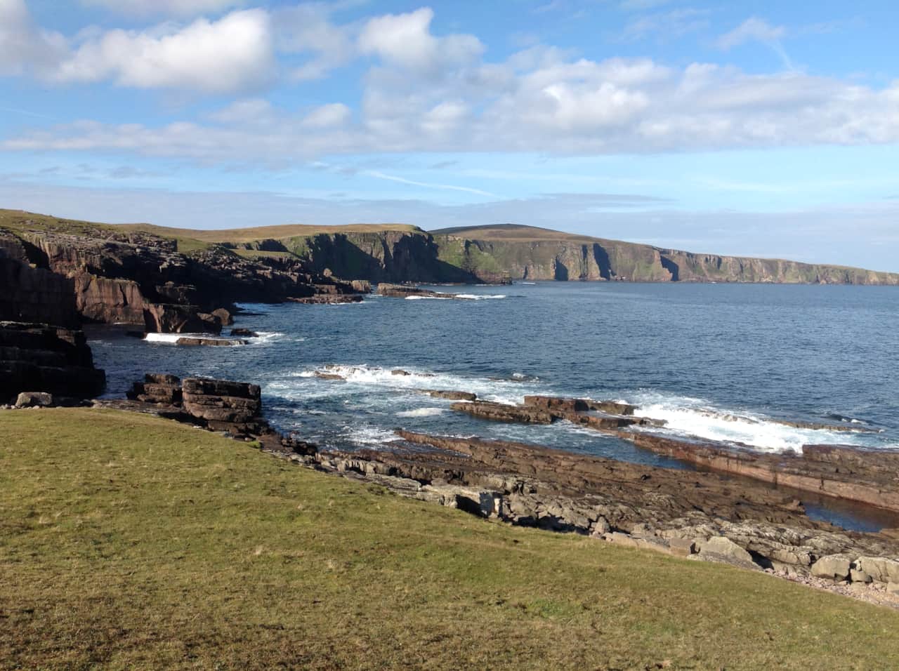 Nearby cliffs