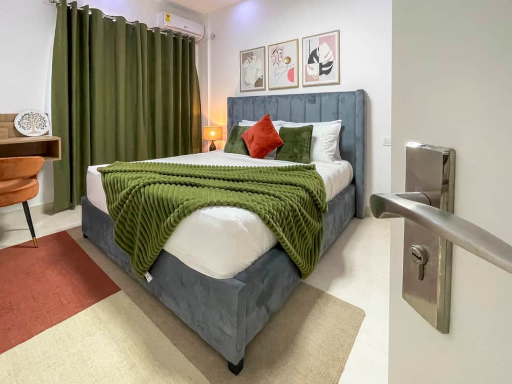 Sleep in comfort and style in the cozy bedroom.