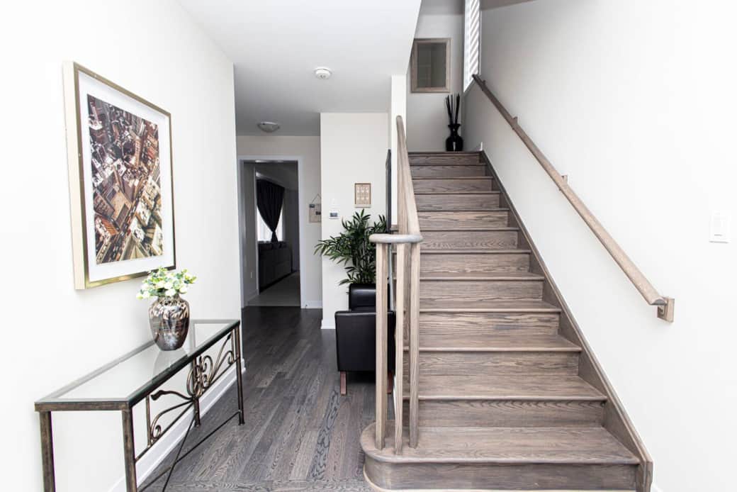 Leading Staircase to upper level