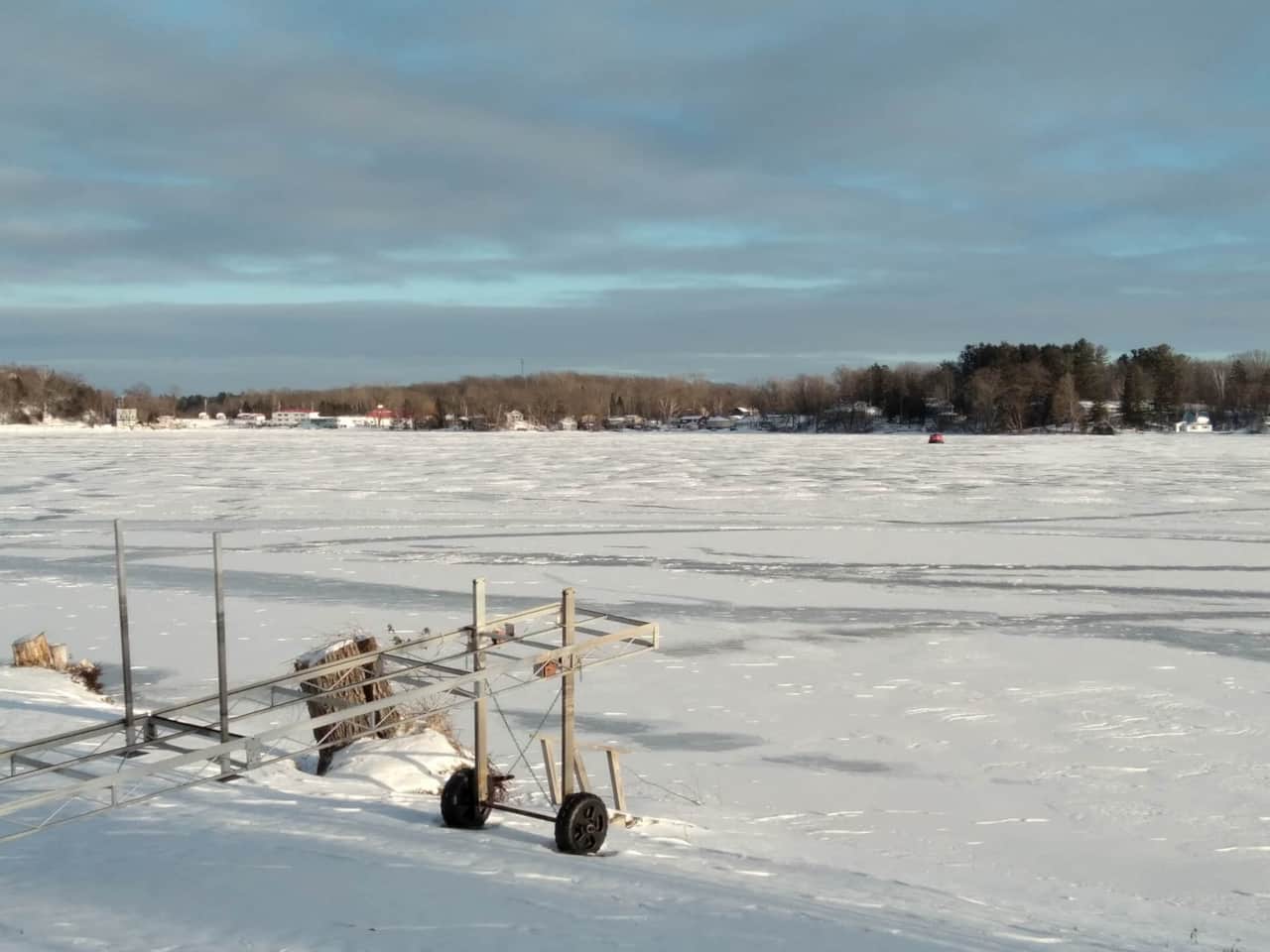 Great ice fishing in winter
