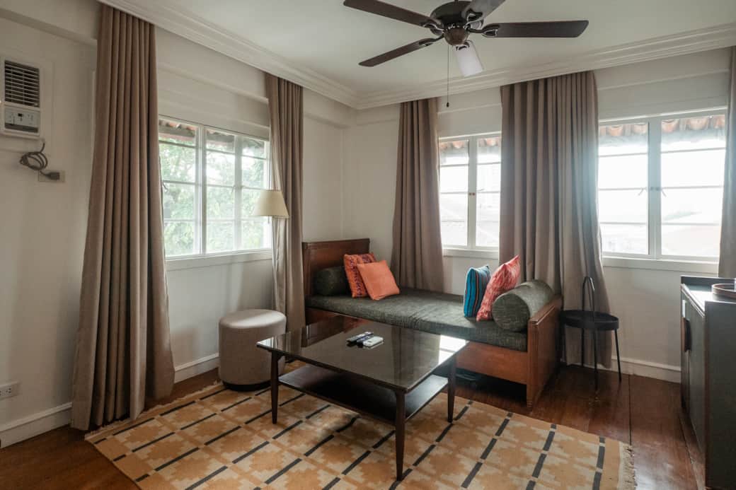 Mapilig Suite's private living room