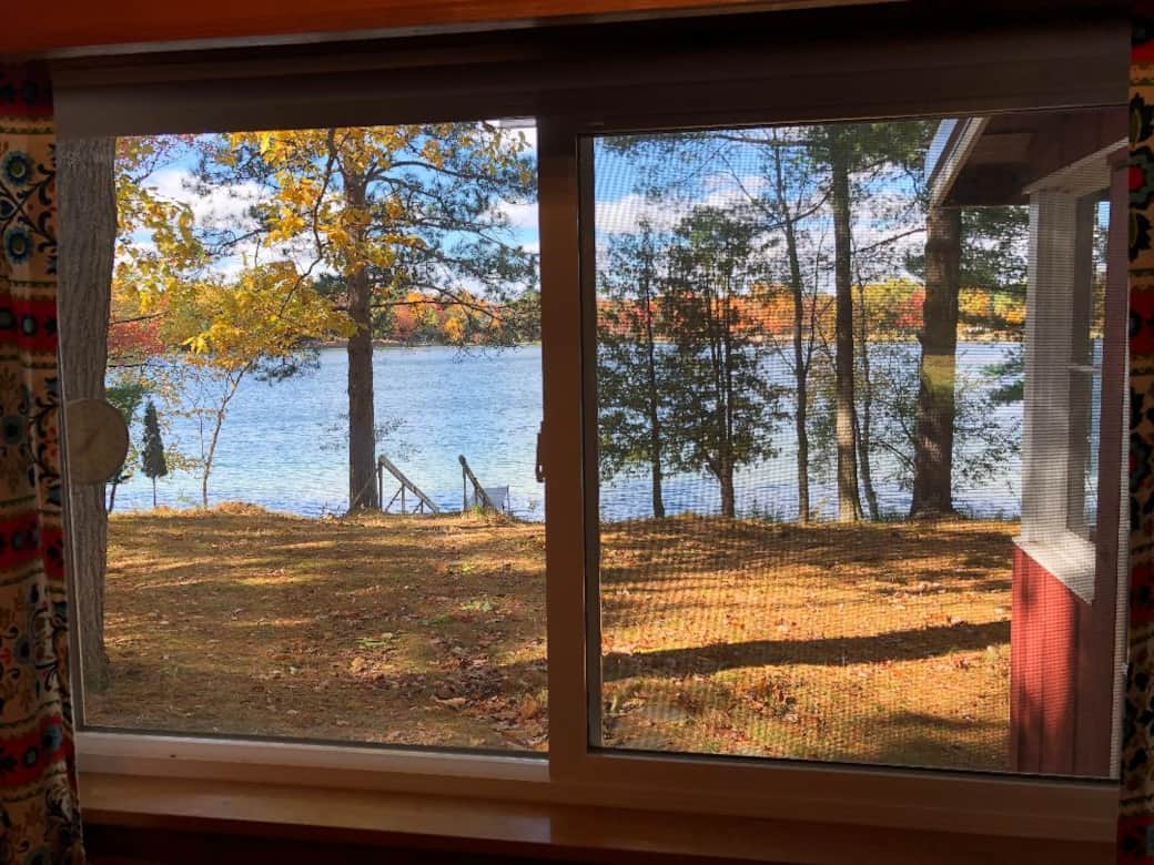 View in Autumn from Dining Table