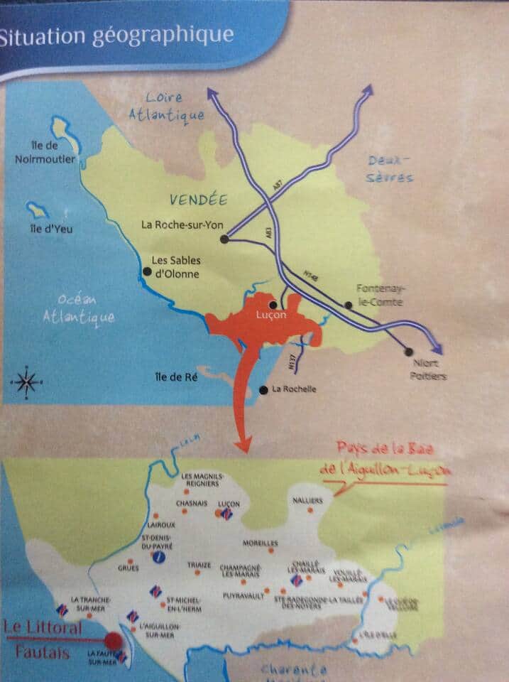 Localisation de La Faute sur mer