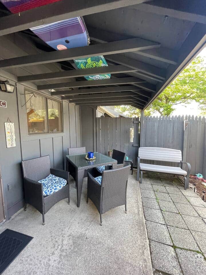 patio area